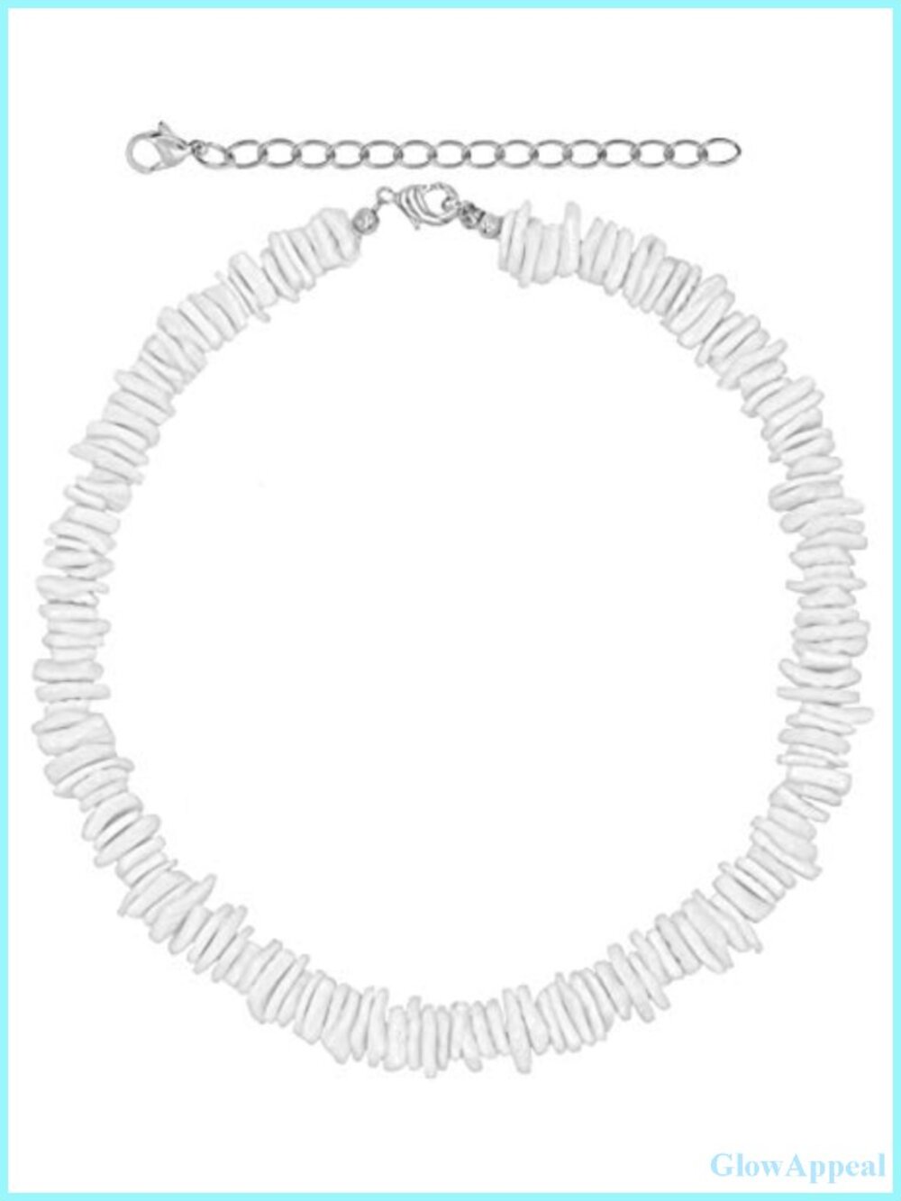 Puka Shell Necklace Hawaiian Choker Beaded Surfer Jewelry